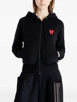 Comme Des Garçons Play: Чёрная толстовка  Heart