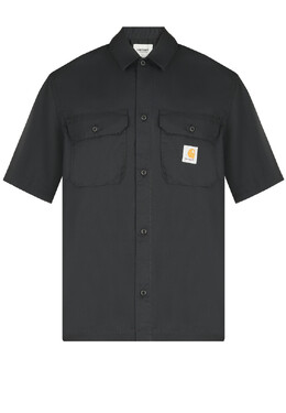 Carhartt Wip: Чёрная рубашка 