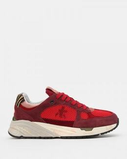 Premiata: Красные кроссовки 