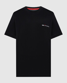 Kiton: Чорні футболки 