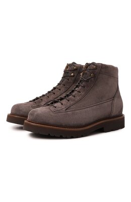 Brunello Cucinelli: Коричневые ботинки 