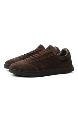 Corneliani: Коричневые кеды 