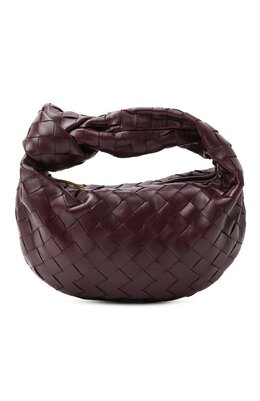 Bottega Veneta: Бордовая сумка  Jodie Mini