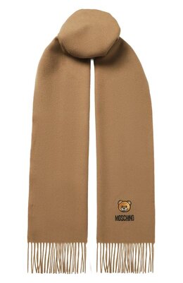 Moschino: Бежевый шарф 