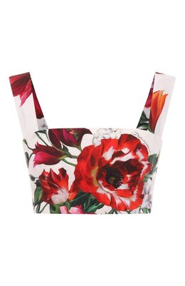 Dolce & Gabbana: Хлопковый топ 