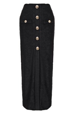 Balmain: Юбка из вискозы 