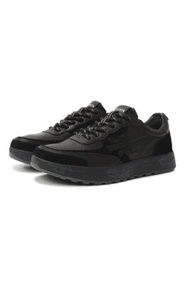 Premiata: Чёрные кроссовки 