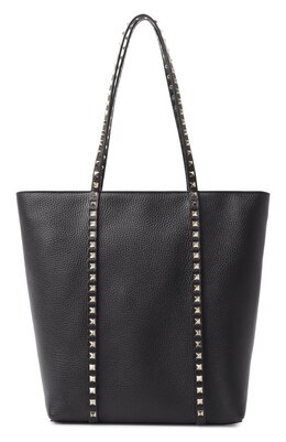 Valentino: Чёрная сумка  Rockstud