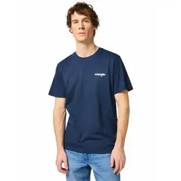 Wrangler: Синяя футболка 