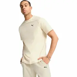 PUMA: Бежевая футболка 