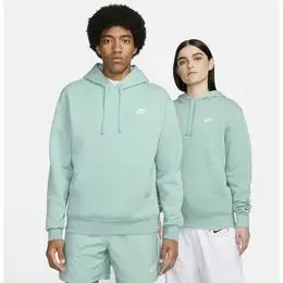 NIKE: Голубая толстовка  Club