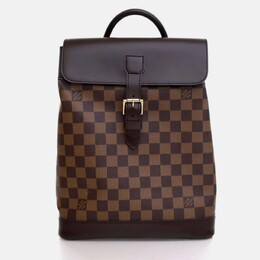 Louis Vuitton: Коричневый рюкзак 