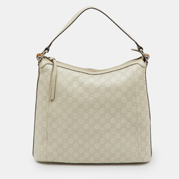 Gucci: Белое кольцо  Bamboo
