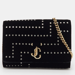Jimmy Choo: Чёрный клатч  Varenne