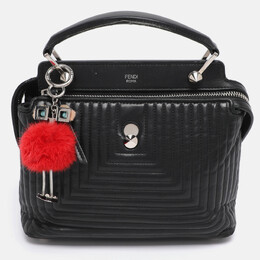 Fendi: Чёрная сумка 