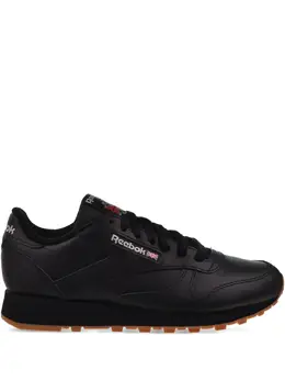 Reebok: Чёрные кроссовки  Classic Leather