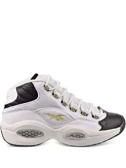 Reebok: Белые кроссовки  Question Mid