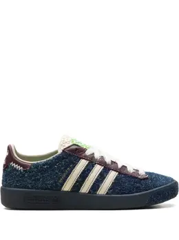 adidas: Синие кроссовки  X