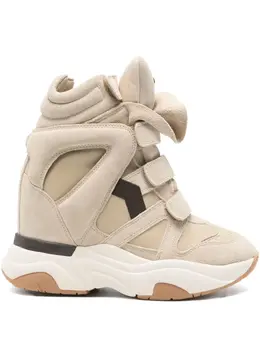 ISABEL MARANT: Бежевые кроссовки 