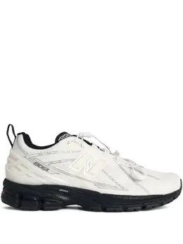 New Balance: Белые кроссовки 