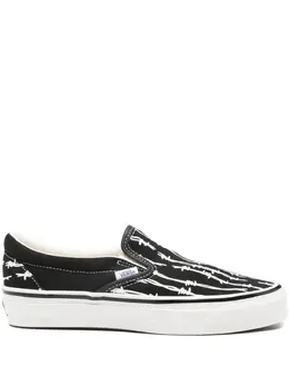 Vans: Чёрные мокасины 