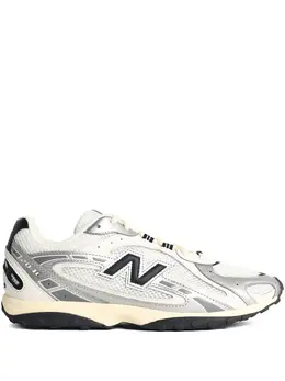 New Balance: Белые кроссовки 