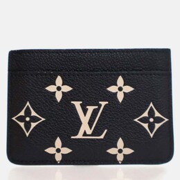 Louis Vuitton: Чёрный картхолдер 
