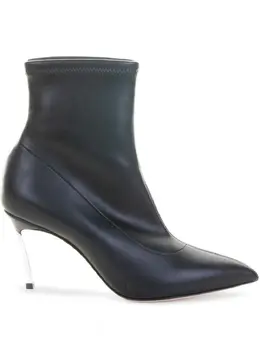 Casadei: Чёрные ботинки 