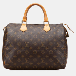 Louis Vuitton: Коричневая сумка  Speedy 30