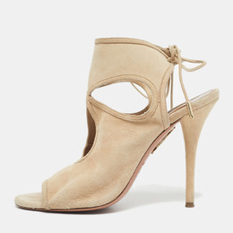 Aquazzura: Бежевые сандалии  Sexy Thing