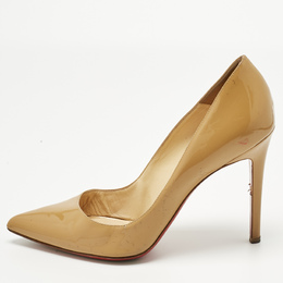 Christian Louboutin: Бежевые туфли  Pigalle