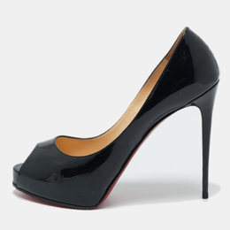 Christian Louboutin: Чорні босоніжки 