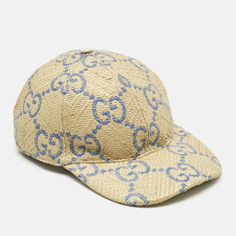 Gucci: Бежевая кепка  GG