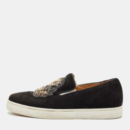 Christian Louboutin: Чёрные мокасины 
