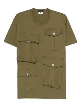 Comme des Garçons Homme Plus: Футболка с карманами 