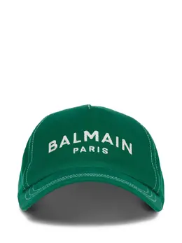 Balmain: Зелёная кепка 