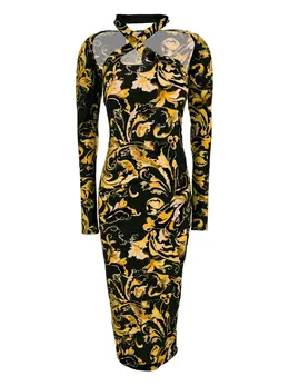 Versace Jeans Couture: Платье с принтом 