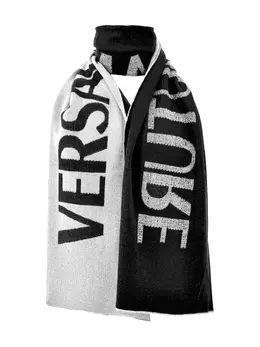 Versace Jeans Couture: Чёрный шарф 