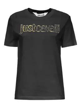 Just Cavalli: Чёрная футболка 