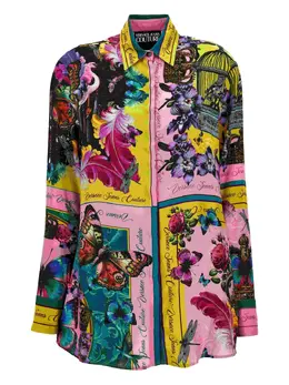 Versace Jeans Couture: Рубашка с принтом 