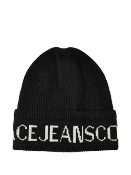 Versace Jeans Couture: Чёрная шапка 