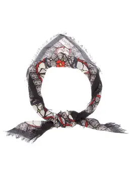 Alexander McQueen: Чёрный шарф 