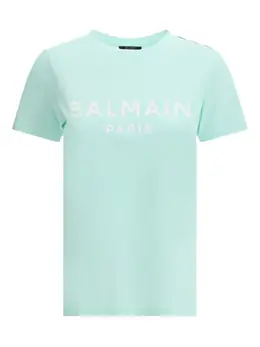 Balmain: Футболка с принтом 