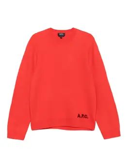 A.P.C.: Красный свитер 