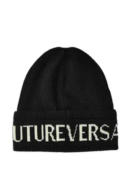 Versace Jeans Couture: Чёрная шапка 