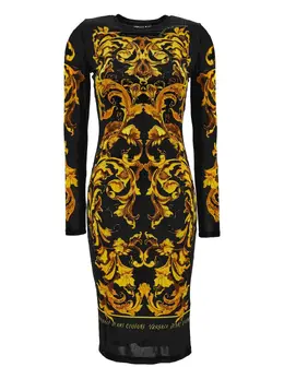 Versace Jeans Couture: Платье с принтом 