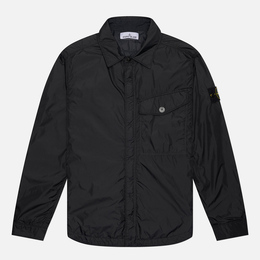 Stone Island: Чёрная куртка  Crinkle Reps