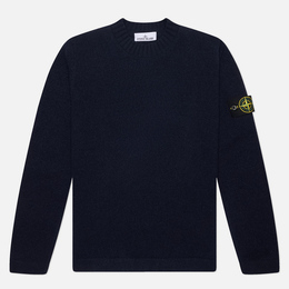 Stone Island: Синий свитер 