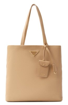 Prada: Бежевая сумка 