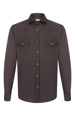 Brunello Cucinelli: Рубашка из шерсти 